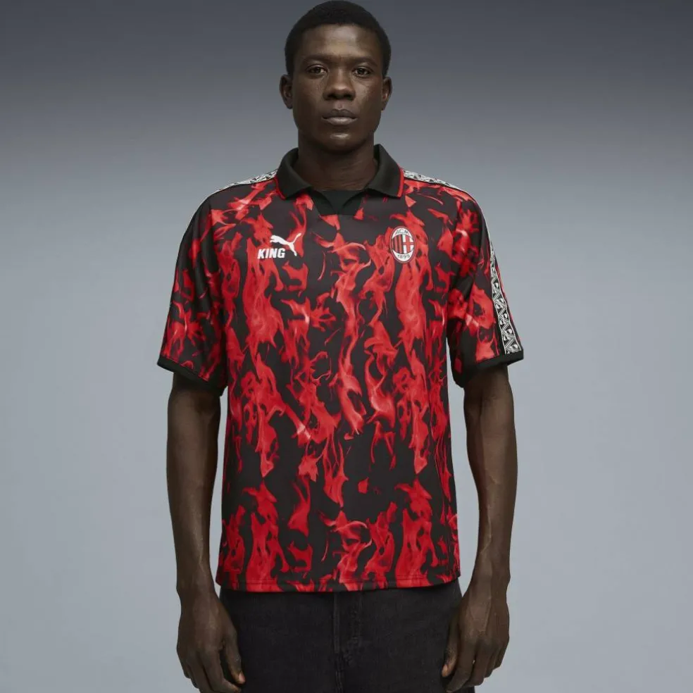 Mens AC Milan Licensed Retro Football Shirt 2025 2026