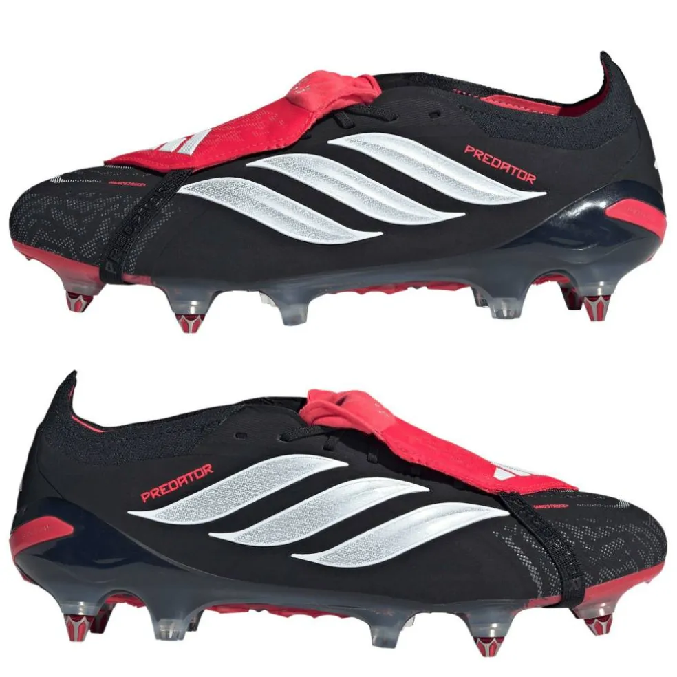 Mens adidas Predator Elite Fold Over Tongue Soft Ground Football Boots