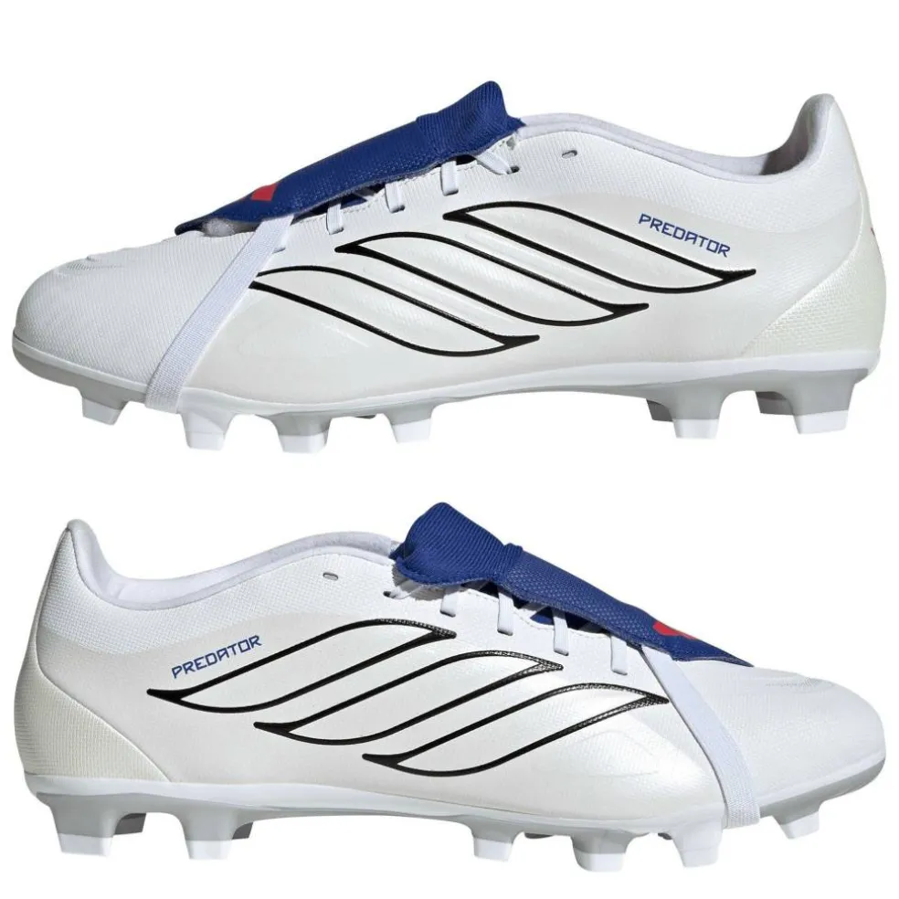 Mens adidas Predator Fold-Over Tongue Club Firm Ground Football Boots