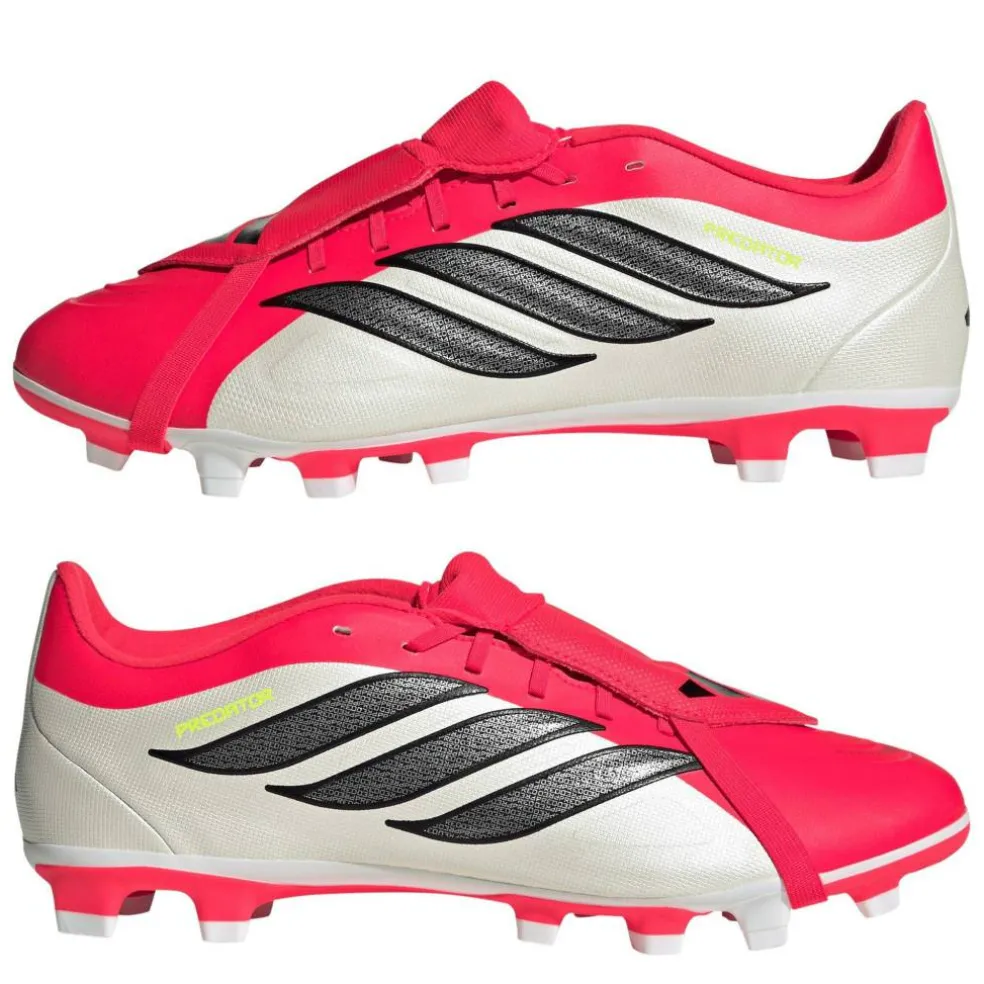 Mens adidas Predator Fold-Over Tongue Club Firm Ground Football Boots