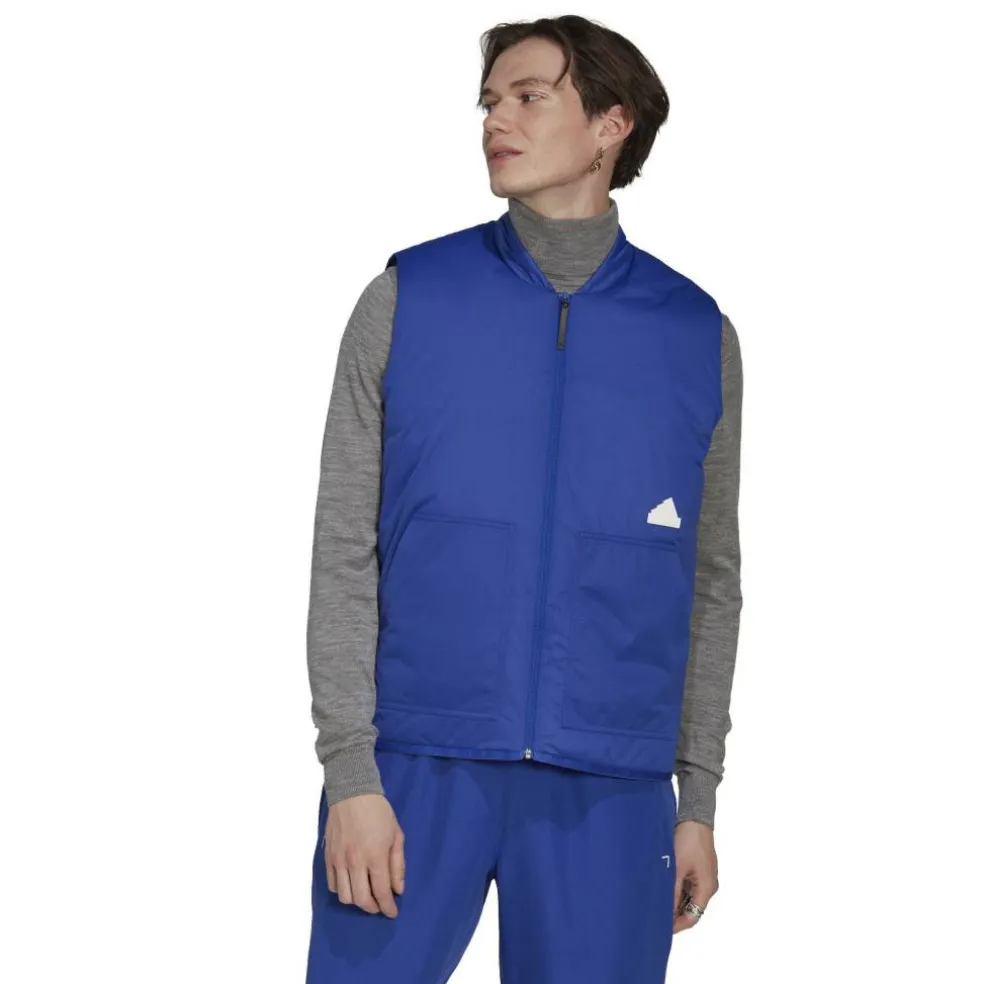 Men's Adidas Puffer Windproof Water-Repellent Gilet