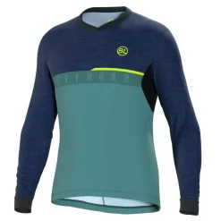 Mens AGORDO Loose Fit Long Sleeve Cycling Jersey