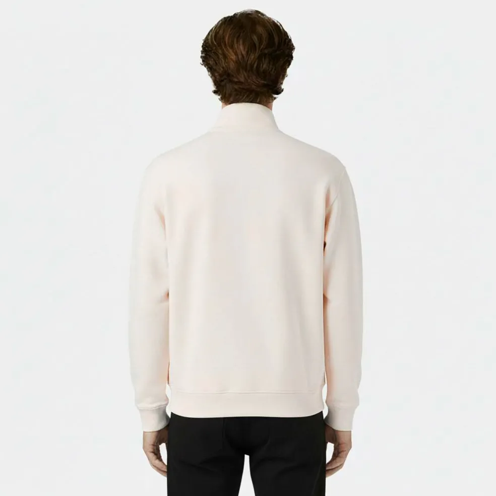 Men's Americano Cotton Long Sleeve Oversized Fit 1/4 Zip Fleece