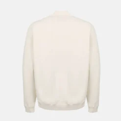 Men's Americano Cotton Long Sleeve Oversized Fit 1/4 Zip Fleece