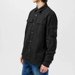 Men's Andor Cotton Long Sleeve Utility Overshirt