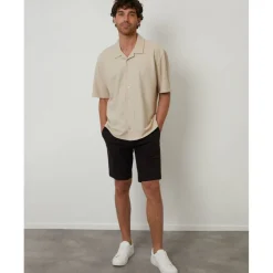 Men's Antti Short-Sleeve Plain Shirt