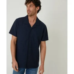 Men's Antti Short-Sleeve Plain Shirt