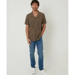 Men's Antti Short-Sleeve Plain Shirt