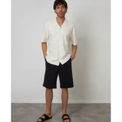 Men's Antti Short-Sleeve Plain Shirt