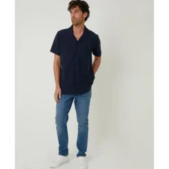 Men's Antti Short-Sleeve Plain Shirt