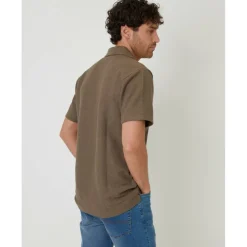 Men's Antti Short-Sleeve Plain Shirt