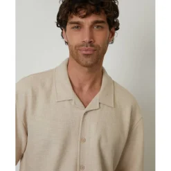 Men's Antti Short-Sleeve Plain Shirt