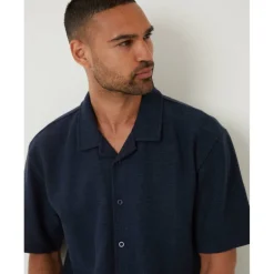 Men's Antti Short-Sleeve Plain Shirt