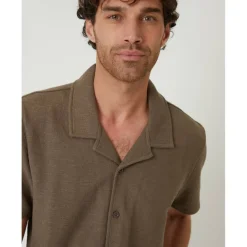 Men's Antti Short-Sleeve Plain Shirt