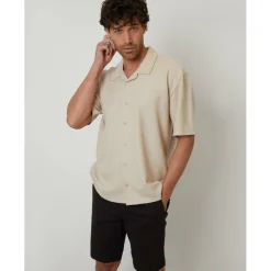 Men's Antti Short-Sleeve Plain Shirt