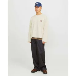 Men's Back Panel Crew Neck Sweatshirt