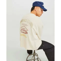 Men's Back Panel Crew Neck Sweatshirt