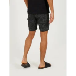 Mens Bandana Print Cargo Shorts