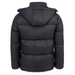 Men's Base Camp Wind Resistant Duck Down Detachable Hood Long Sleeve Down Jacket