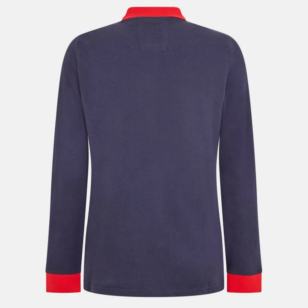Men's Bobbys Long-Sleeve Polo Shirt