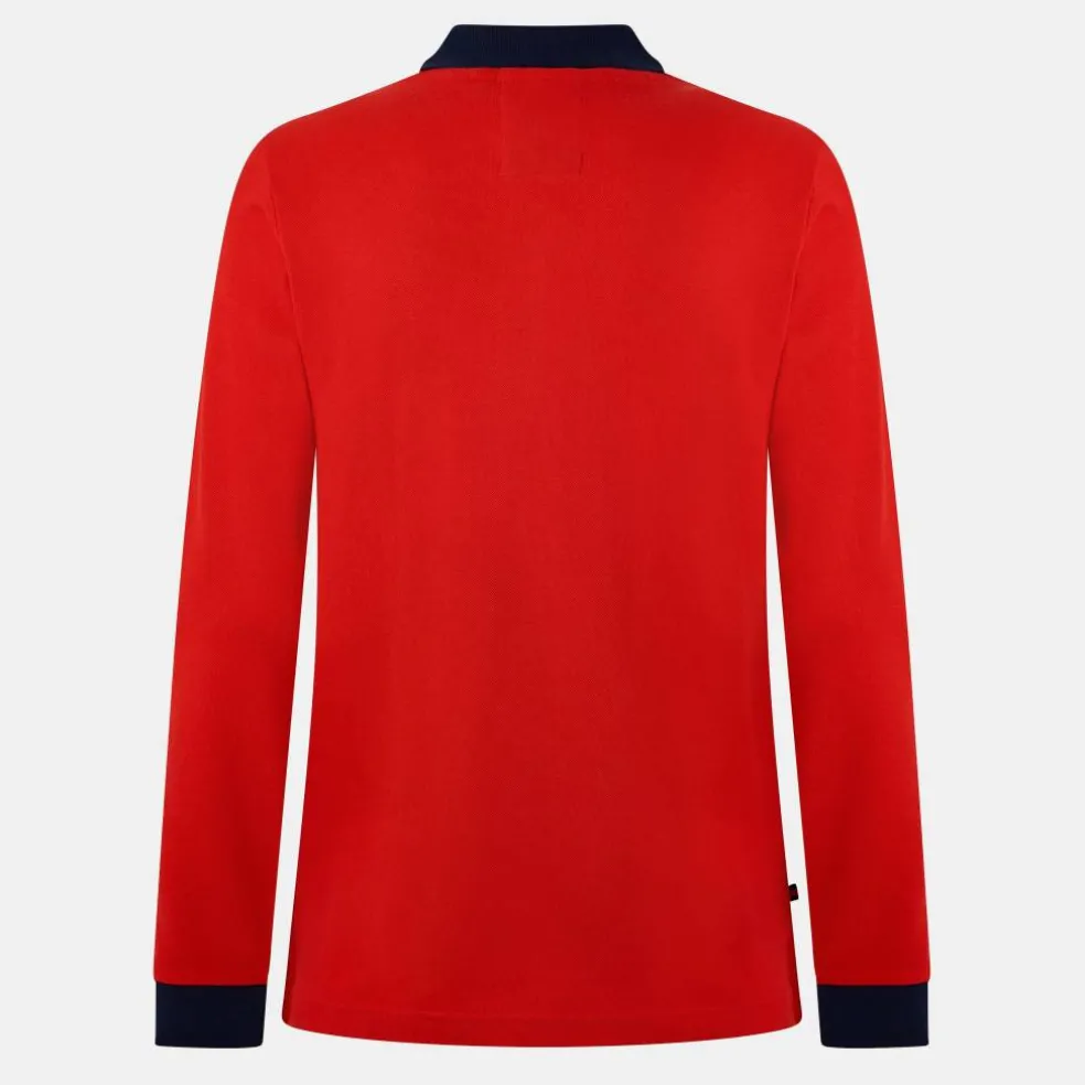 Men's Bobbys Long-Sleeve Polo Shirt
