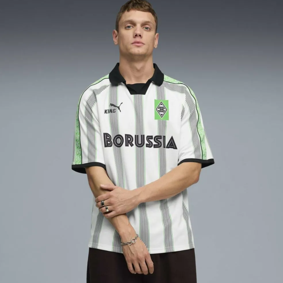 Mens Borussia Monchengladbach Home Retro 1996/97 Football Shirt