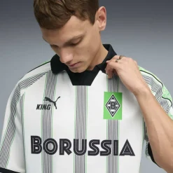 Mens Borussia Monchengladbach Home Retro 1996/97 Football Shirt