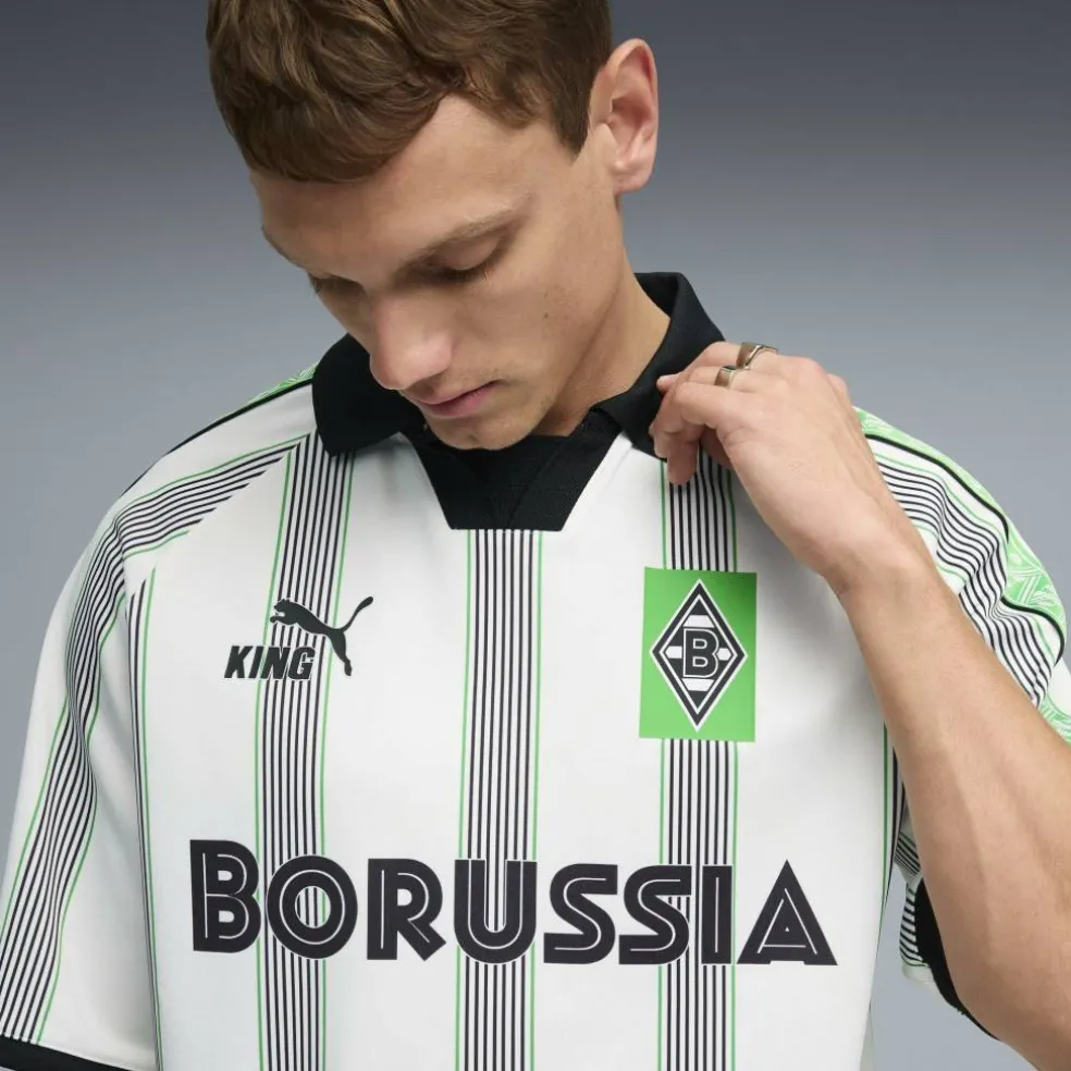 Mens Borussia Monchengladbach Home Retro 1996/97 Football Shirt