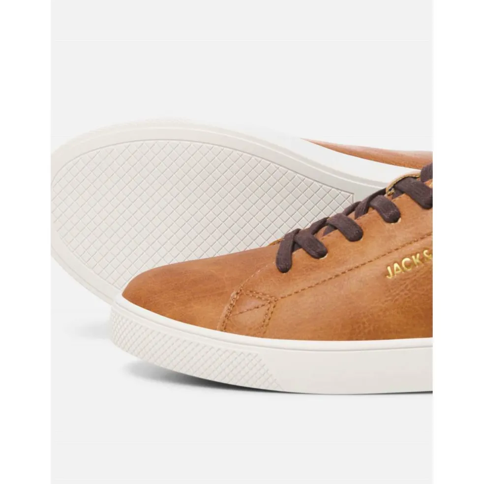 Men's Bosley PU Casual Low-Top Trainers