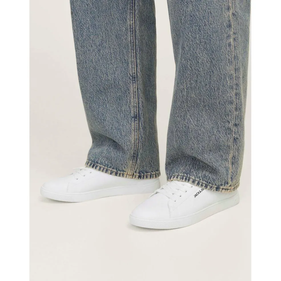 Men's Bosley PU Casual Low-Top Trainers