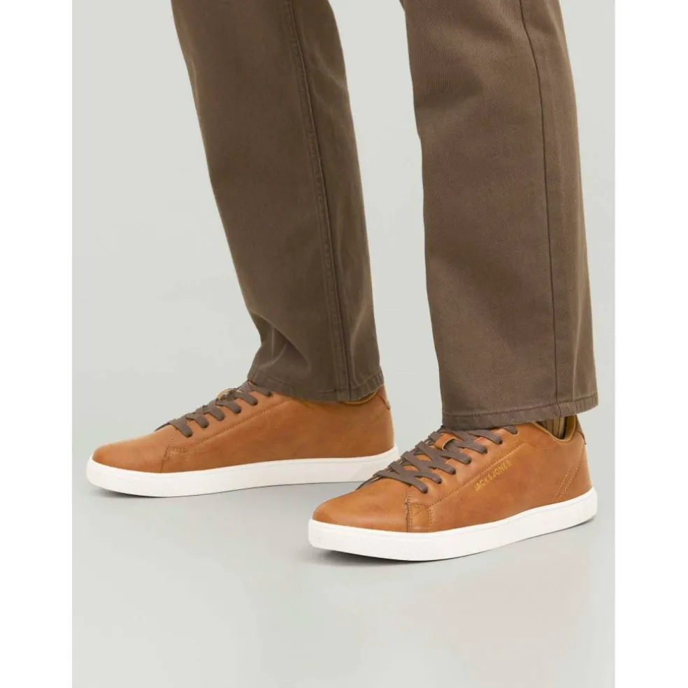 Men's Bosley PU Casual Low-Top Trainers