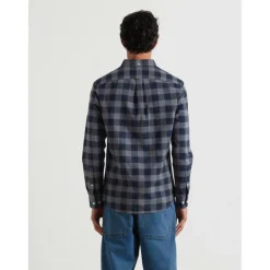 Men's Brewer OrgChck Long Sleeve Patterned Shirt