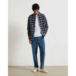 Men's Brewer OrgChck Long Sleeve Patterned Shirt