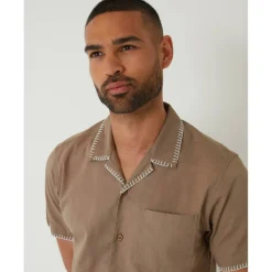 Men's Burnley Short-Sleeve Patterned Shirt