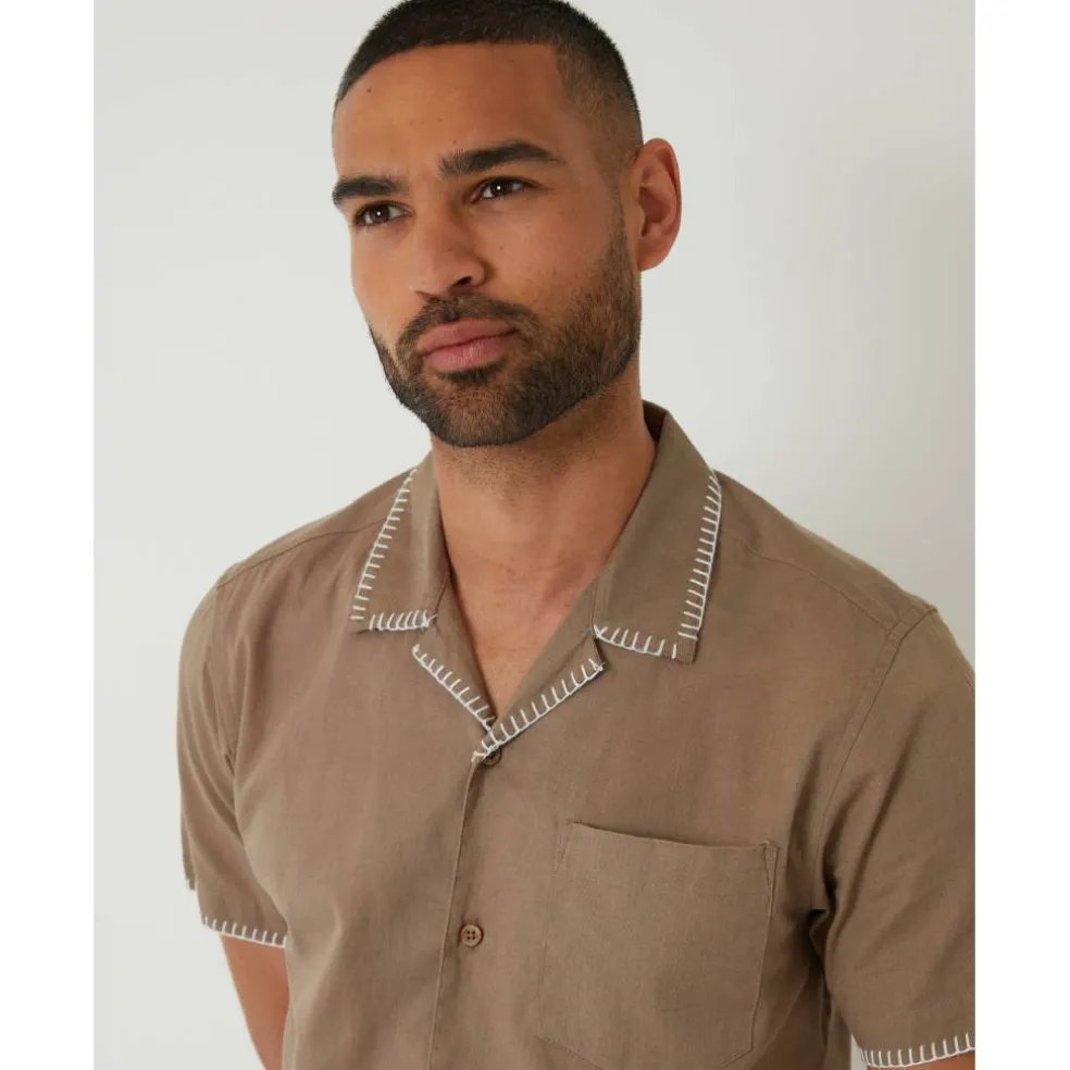 Men's Burnley Short-Sleeve Patterned Shirt