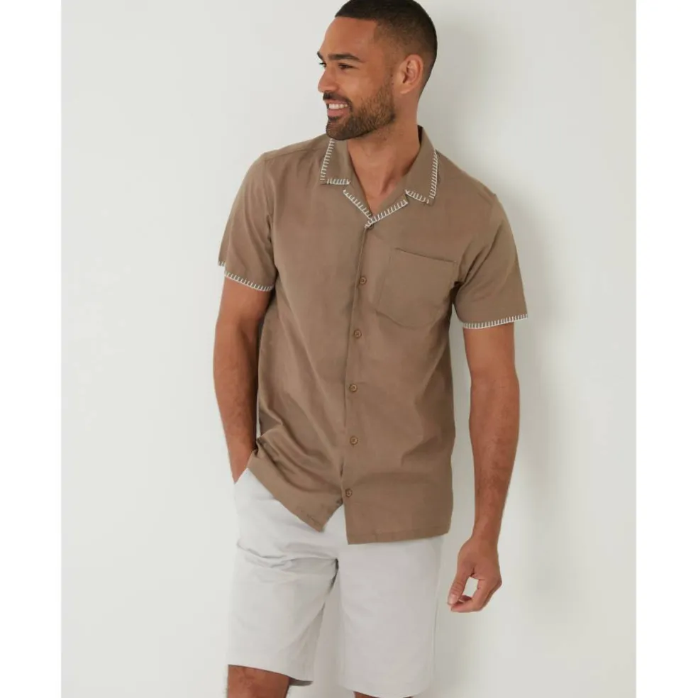 Men's Burnley Short-Sleeve Patterned Shirt