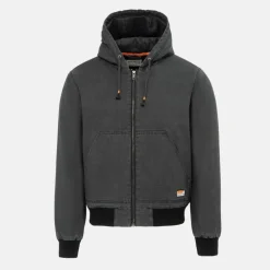 Men's Canvas Long Sleeve Full Zip Bomber Jacket
