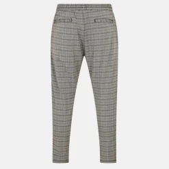 Mens Check Pants with Drawcord Waist