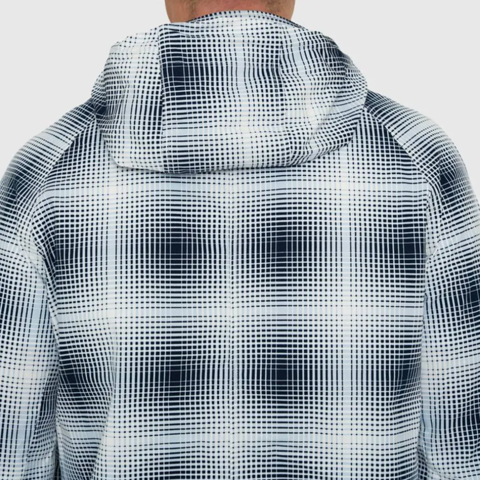 Men's Check Short Puffer Jacket