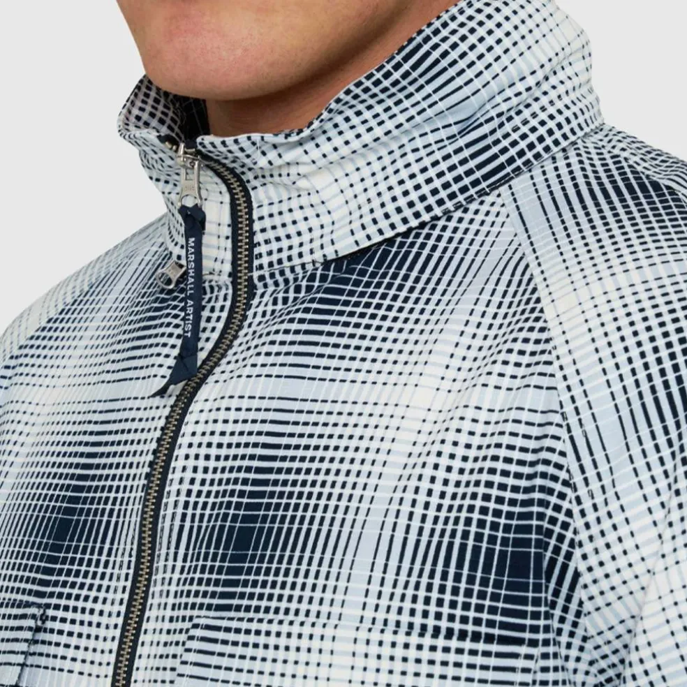 Men's Check Short Puffer Jacket