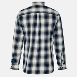 Men's Cheque Long-Sleeve Patterned Shirt