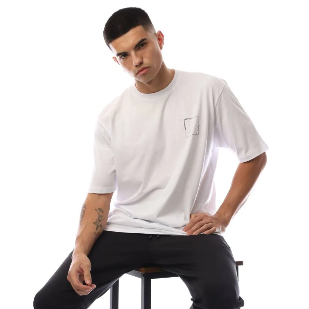Men's Chvrn Box Regular Fit T-Shirt
