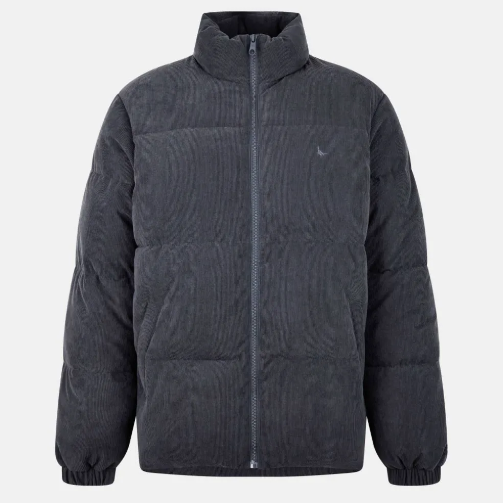 Men's Corduroy Short Puffer Jacket