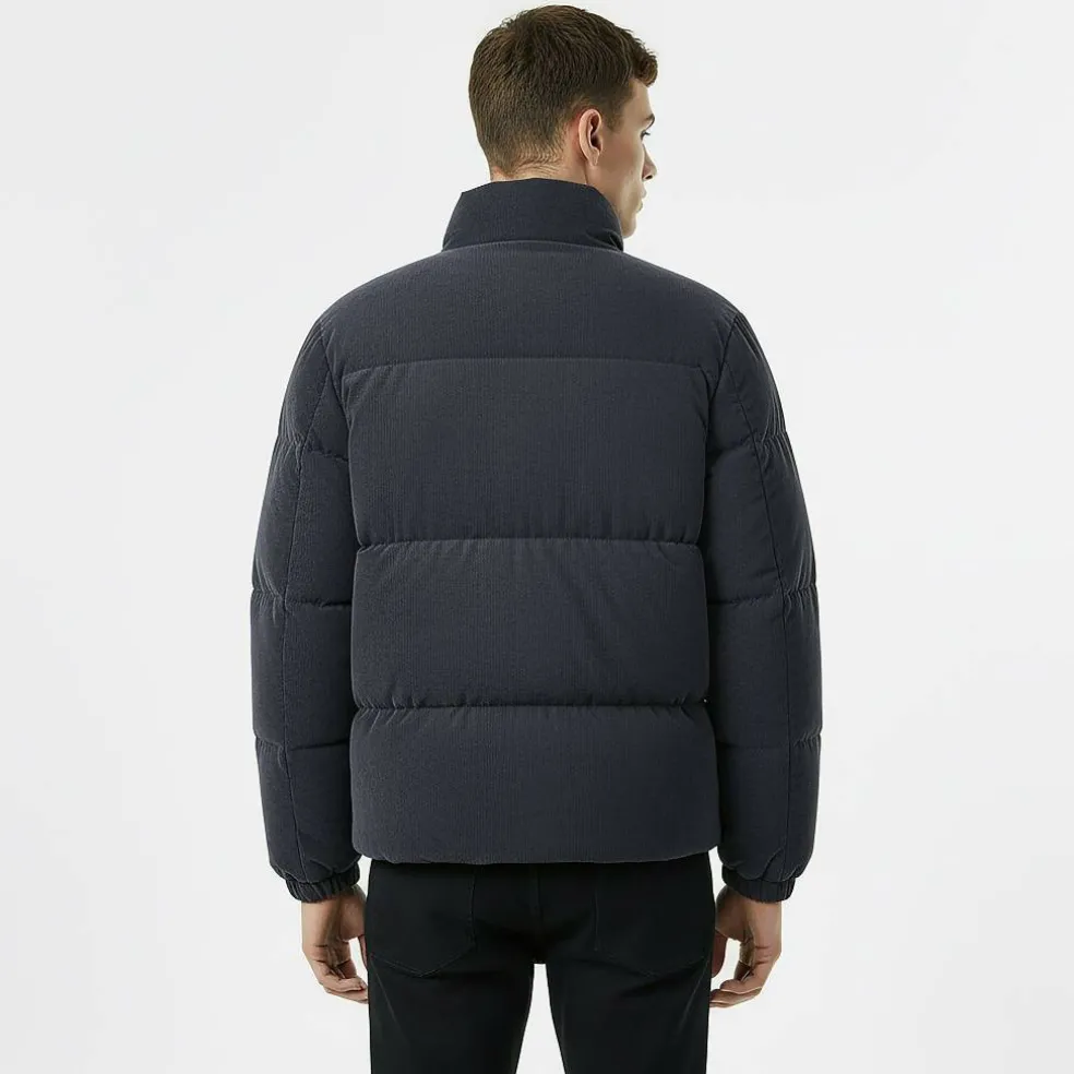 Men's Corduroy Short Puffer Jacket