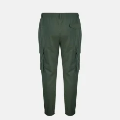 Men's Cotton Elasticated Cuffs Cargo Trousers