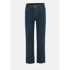 Men's Cotton Mid Rise Straight Leg Jeans