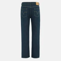 Men's Cotton Mid Rise Straight Leg Jeans