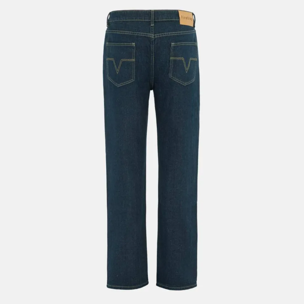 Men's Cotton Mid Rise Straight Leg Jeans