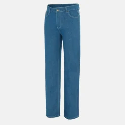 Men's Cotton Mid Rise Straight Leg Jeans