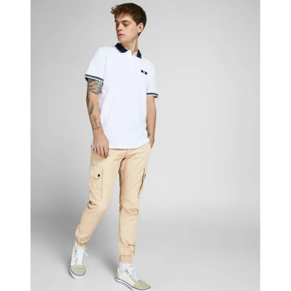 Men's Cuffed Cargo Trousers